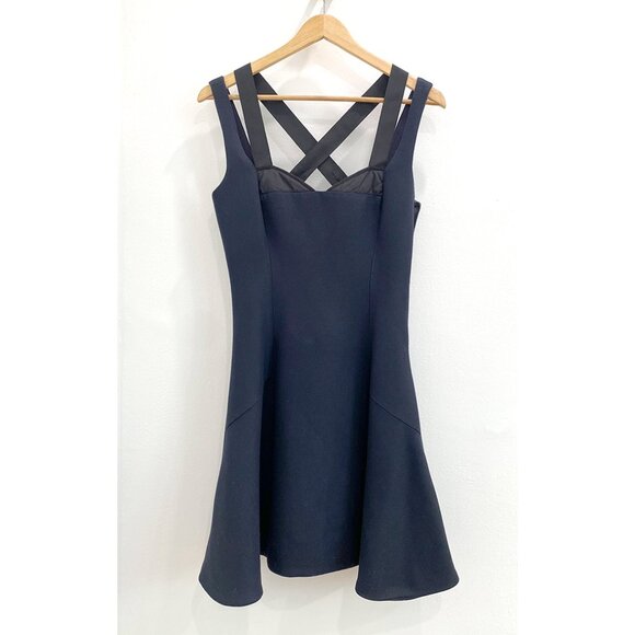 Opening Ceremony Navy Cross-Back Fit & Flare Dress – Size XS - Picture 1 of 15